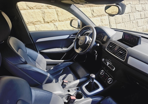 Audi Q3 cena 57700 przebieg: 239647, rok produkcji 2013 z Szczekociny małe 781